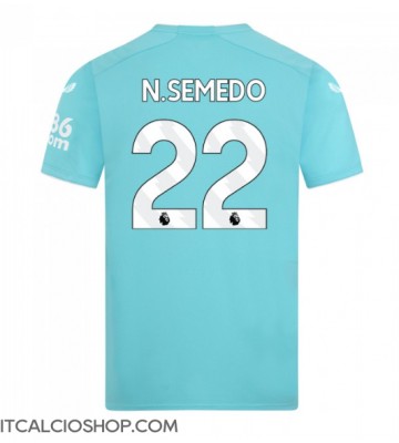 Wolves Nelson Semedo #22 Terza Maglia 2023-24 Manica Corta